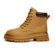 Daphne Cowide Dick-Soled Yellow Martin Stiefel für Frauen-Motorradstiefel neue Herbst und Winter plus Samtstiefel für kurze Stiefel im Freien gelbe Stiefel gelbe Single 37