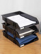 9209 Fichier Fichier Fichier à trois couches Disque Disque Fichier Fichier File Panier d'information Panier de fichier Rack de fichiers de fichier Superposé Porte-pièce