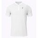 2025 New Professional High-end Tennis Suit Men's Moisture-Absorbent and Quick-Drying Henley Collar POLO Shirt Breathable Sports Shorts 399 White_Federer (Moisture-Absorbent-Quick-Drying) L