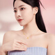 Saturday Fu 5G craft gold necklace romantic fairy snow pure gold pendant priced A0612361 about 3.88g birthday gift