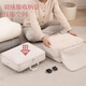 [Photo four shots and five] Home clothes T-shirt compression storage bag luggage sorting travel business trip clothing storage bag Temperament rice Clothes storage medium size (40*30*12)
