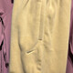Nike (NIKE) women's pants 2025 spring and autumn new sports pants casual pants fleece warm trousers trousers HQ4877-783 yellow S