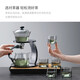 Shangyanfang glass tea set complete set for home office high-end lazy automatic tea making artifact three-piece tea set complete set
