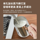 柏翠意式咖啡机家商用全半自动研磨一体机小型奶泡机双泵双炉 PE3899 送礼 星光海盐白