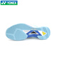 YONEX YY badminton shoes new breathable non-slip shock-absorbing wear-resistant competition men's and women's wide-last sports shoes ELZ3W light blue men and women same style wide-last version 41 (265mm)