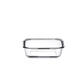 
Horseshoe cake steaming plate mold rectangular glass high temperature resistant steamable coconut juice thousand-layer cake steaming pot SN3890 104000cm with hole cover rectangular l