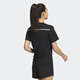 Adidas short-sleeved women's summer sports running training fitness breathable fast drying comfortable and fashionable casual round neck T-shirt JF1477 M