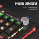Black Widow Spider Full-key E-sports Computer Games Wired E-sports Mechanical Keyboard Set Real Mechanical Axis Body Black Mixed Light [2-piece Set - Green Axis] + E-sports Sliding Official Standard E-sports Mechanical Axis Body
