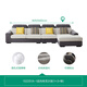 Quanyou Home Modern Simple Fabric Sofa Living Room Furniture Large Household Concubine Corner Sofa