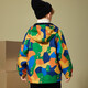 ASK JUNIOR Boys' Jacket 2025 Winter Children's Cartoon Print Fashion Thin Velvet Hooded Jacket Mountaineering Jacket Camouflage 150