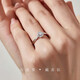 Diamond Valentine's Day gift live diamond ring wedding proposal ring men's ring