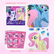 Maile Kid Children's Little Pony Poly Magnetic Stille Buch Früh Bildung Dress Up House Girl Toy Set Geburtstagsgeschenk