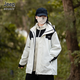 Jeep (JEEP) jacket down jacket three-in-one men and women's jacket men group purchase couple jackets clothes men's mountaineering ski suits Ivory white [Spring and Autumn style without inner liner] Men and women same style sneaker S (recommended 120-135 Jin [Jin equals 0.5 kg])
