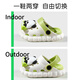 Potato House para niños zapatillas para niños Niños y niñas Niños Sandalias de verano Sandalias antideslizantes Zapatos de agujero de bebé Panda 180