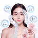 Безыгольная водная машина для легкого омоложения лица, увлажняющая, омолаживающая и лифтинговая эссенция инструмента представлена ​​в наносалонах красоты. Безыгольный водяной световой прибор EMS (без считывания карты) бесплатно 1 комплект расходных материалов