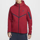 耐克（NIKE）外套男装2025春季新款健身训练运动服连帽防风休闲夹克 HV0950-687本命年红色 2XL