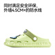 Balabala 2025 Nuevas zapatillas para niños Slippers for Boys Summer Anti-Slip Hole Shoes para niños de tamaño mediano Interior Interior Sobertura suave Sobre Verde 29 Longitud interna 19 cm (190) Adecuado para pies de longitud 19 cm