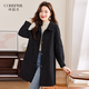 Kebeier Windbreaker Chaqueta a mitad de longitud y otoño NUEVO estilo Temperamento Femenino Marca de moda de alta gama Top 3xl