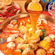 Haixin [59 yuan optional 5 pieces] Upgrade Lock Fresh Series Fish Balls Shrimp Slippers Beef Balls Hotpot Combination Fujian Specialty Skewers Fuzhou Fish Dumplings 200g