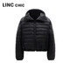 Jin Yujie Spring and Autumn Lightweight Down Jacket Women's Short Loose Stand Collar Light Warm Simple Jacket Y23301016
