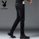 Playboy (PLAYBOY) jeans men's summer new fashion trendy slim-fitting pants men's casual Korean style stretch trousers men's clothing gray X-1157HH1048 31