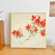 Begonia flowers digital oil painting Chinese style flower digital oil painting DIY fill color hand-painted peony begonia qx15903 [hibiscus flower] 60*60cm thick solid wood inner frame x highlight pigment