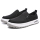 Tykt Brand Canvas Shoes's Men's Summer New Summer Breathable Sombe Sole Lazy Casual Shoes Gray 40