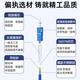 Youpulian Telecom-grade armored single-mode fiber optic jumper Sc-LC-FC-ST steel ring armor line Engineering special tail fiber extension cable anti-rat bite flame retardant Armored single-mode single-core SC-ST 5 meters