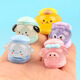 Luminöser Sanrio Macaron niedliche Puppen -Ornamente Car Central Control Display Bildschirm Elektrische Auto Dekoration Zubehör Sanrio Macaron - 1 Pack zufälliger Stil
