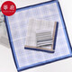 Fanyi Handkerchief A1o20-Men's Sweat Nostalgic Sweat-absorbing Sweat-absorbing Side-plaid Classic Old Women's Handkerchief Small Square 38*38cm Random Fancy 1 Default
