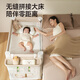 coolbaby berceau de nouveau-né multifonctionnel épissage de lit bébé pliable table de couches portable et lit uu mobile [max] pro modèle + table de couches + matelas