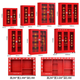 MetalBrother Microfire station fire cabinet fire equipment full set of construction site emergency cabinet fire extinguishing box fire tool display cabinet double package (12 standards)