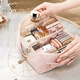 Weilando national style makeup bag new large capacity portable travel storage bag birthday gift for girlfriend sand pink
