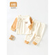 
Disney baby clothes newborn split set pure cotton children's spring and autumn newborn monk full moon suit four seasons pajamas boneless 12245 brown bear 66cm 66 (March-June)