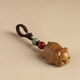 [Flagship store same origin] Ebony wood lucky pig key chain hanging decoration mobile phone chain car pendant peace cultural relics gift red sandalwood pig pendant