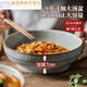 陶瓷碗 家用大汤碗面碗餐盘子 米饭碗釉下彩陶瓷餐具 带盖泡面碗 MCFT3899