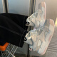Rxex Hong Kong Style Bread Shoes Spring New Style Stild Student Sports Casual Sports Pareja de los hombres espesos de papá Hombres Hombres blancos Gris 42