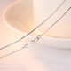 PT950 platinum necklace for women, platinum clavicle chain, long and short, thin platinum necklace, versatile plain chain for girlfriend, snake bone chain, light luxury style 40cm
