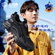 Blue Gull Shield labor protection shoes for men, ultra-light and comfortable, sports style, steel toe cap, anti-smash and anti-puncture function, construction site safety work shoes, ultra-light and comfortable, sports style 45