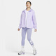 耐克（NIKE）外套女装夏季运动服宽松连帽休闲夹克梭织开衫上衣DM6180 DM6180-511浅紫色 XL