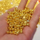 Fat Donglai's same style gold bean simulation, gold pick-up, small 1g solid transfer beads, gold beans (titanium steel), Gong Xi Fa Cai, golden beans, 10 pieces 1g