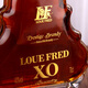 Louis Fred Importé French Original Wine Renault XO Brandy Brandy Foreign Wine Spirit 40 700ml Boîte cadeau cadeau 700 ml 1 bouteille