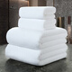 Hilton hotel style white bath towel, pure cotton, increased water absorption and durability, customized logo embroidery, exclusive for bathing and beauty club, 500g 32 shares super cotton bath towel 70*140