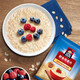 Quaker Instant Haferflocken Instant Haferflocken Instant Haferflocken Frühstücksmahlzeit Ersatz voller Instant Haferflocken 1478g*1 Beutel