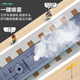 中麦微和谐号火车头复兴号高铁动车组套装仿真模型合金儿童玩具男孩礼物 喷雾绿皮火车【车头+车厢】