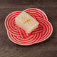 Agua mínima japonesa importada original para atraer nudos japoneses y postres de vajilla de cerámica y postres para uso del hogar 13053-12805 Placa grande Rojo 9.92 pulgadas
