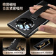 
Leko [Stealthy leather wristband invisible bracket] Huawei MateX6 mobile phone case X6 collector's version head layer cowhide intelligent dormant luxury fashion new flip cover X5 anti-fall protection case [Invisible wristband metal stand intelligent dormant lens all inclusive] Gold-edged red Huawei MateX6/Collection universal