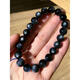 Drjefun Natural Aquamarine Bracelet clignotant Starlight One Picture Devil Blue Aquamarine Bracelet Blue Bracelet Gift A6627 (8,5 mm) Certificat