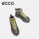 ECCO Martin Boots Herrenschuhe, Hochschuhe im Freien, lässige Kauflatten -Männerschuhe, Spuren 550604 Eisengrau 55060450843 43