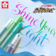 Sakura (Sakura) Tiara Starlight Pen Konstellation Glitzer Pen 12 Farb Graffiti Geburtsstein Grußkarte Handkonto Buntes neutraler Stift 719# rot 1